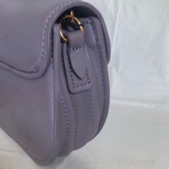 Zara Purple Saddle Bag - Picture 7 of 17